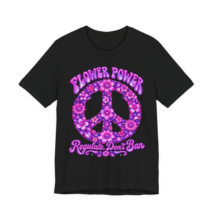 Flower Power Peace Sign Tee