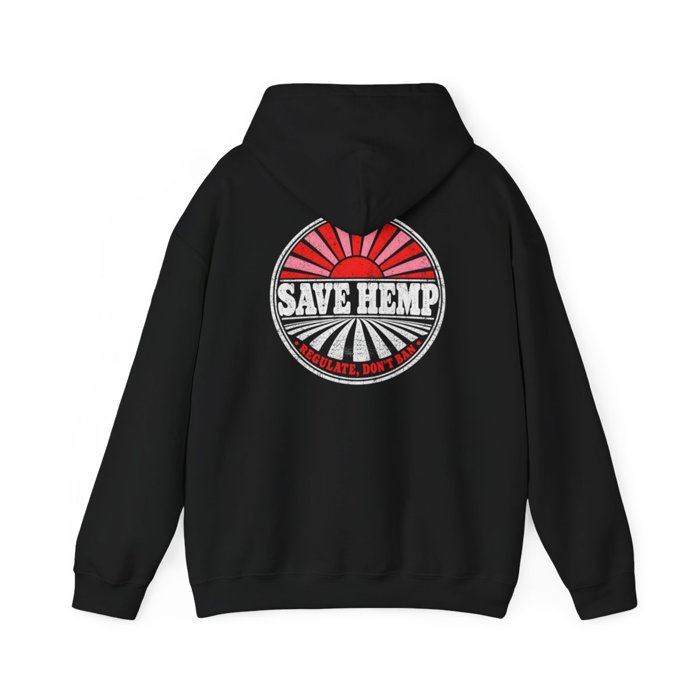 Save Hemp Retro Hoodie