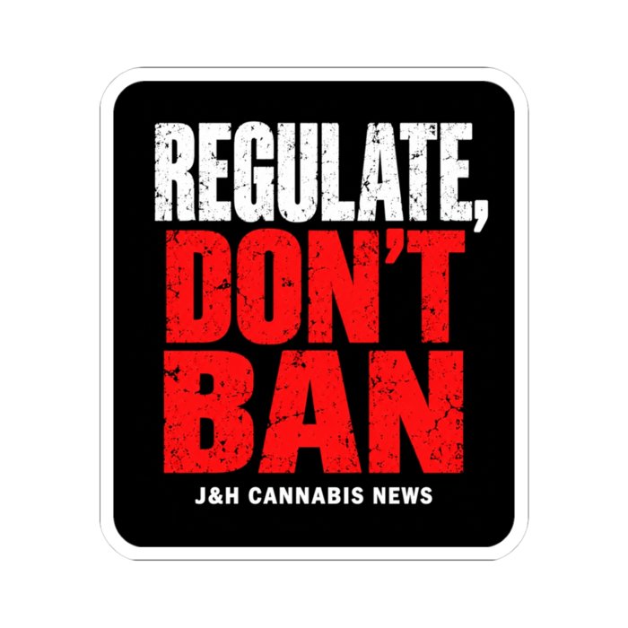 Regulate, Don't Ban Sticker