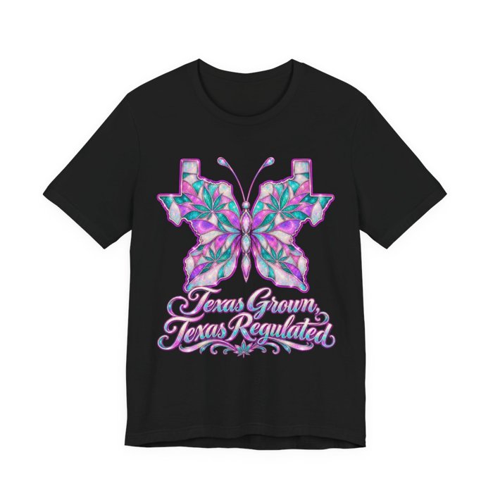 Texas Grown Texas Regulated Butterfly Tee